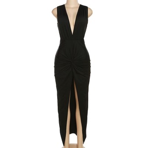 Abito <span class=keywords><strong>da</strong></span> sera <span class=keywords><strong>da</strong></span> donna con scollo a V a vita alta e Sexy per abiti <span class=keywords><strong>da</strong></span> ballo - Product Image 1