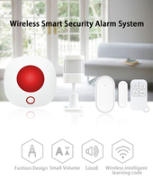 Système d'alarme intelligent WiFi Tuya pour la maison avec capteur de vibration, sonnette en matériau ABS