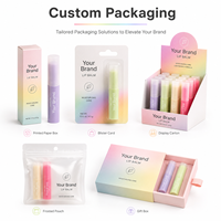 Lot de 9 baume à lèvres teinté coloré-Hydratation végétalienne longue durée avec couleur transparente (nuances assorties)