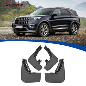 Plastiques de voiture noirs, 4 pièces, garde-boue avant et arrière, élargisseurs d'ailes, accessoires extérieurs aérodynamiques, compatibles avec Ford <span class=keywords><strong>Explorer</strong></span> 2020 - Product Image 1