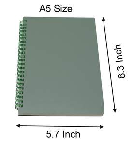 สมุดโน้ต5เรื่องแบบเกลียวที่มีโลโก้สมุดแพลนเนอร์ประจำวันแบบ3หัวข้อ - Product Image 2