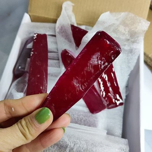 Toptan Kilo fiyat kaliteli kaba kırmızı korindon kesilmemiş 5 # yakut taş yapımı için hammadde - Product Image 2