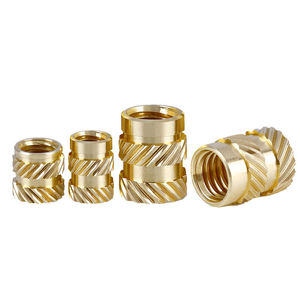 Giảm Giá Hấp Dẫn Đai Ốc Chèn Nóng Chảy Bằng Đồng Thau Đai Ốc Nhôm Có Khía M4 Đai Ốc Có Khía Bằng Nhựa Đai Ốc Ngón Cái - Product Image 2