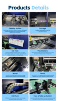 Impresora de Inyección de Tinta de 600 mm, 4 Cabezales I3200-A1, Equipo de Impresión de Película de Transferencia de Calor de Formato Ancho de 600 mm con Sistema de Circulación de Tinta Blanca