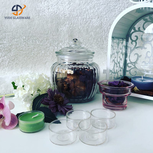 Portavelas de plástico transparente preensamblados para velas de té, en forma de corazón, cuadrado, redondo y estrella. - Product Image 4