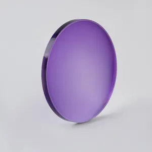 Lentille de lunettes colorée à changement rapide Photo marron rose bleu violet gris enduit lentille optique photochromique
