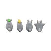 Película Japonesa, Juego de 12 Figuras de Acción de PVC de Studio Ghibli, Totoro, Miniaturas de Hayao Miyazaki, Muñecos en Miniatura, Decoración de Jardín