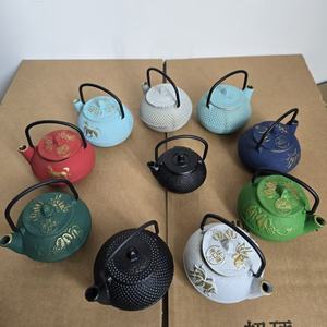 Colorato Mini fatto a mano in ghisa teiera tè giocattolo arredamento per gli amanti del tè per la decorazione della casa - Product Image 2