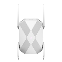 Extensor de Rango WiFi de Doble Banda 1800Mbps, Repetidor Inalámbrico de Largo Alcance, Amplificador de Red para Hogar y Oficina con LAN Gigabit