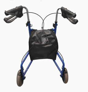 Déambulateur léger à 3 roues pour personnes âgées, aide à la mobilité <span class=keywords><strong>pliable</strong></span> avec sac de rangement, déambulateur médical à hauteur réglable - Product Image 3