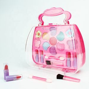 Ensemble de jouets de maquillage pour enfants, jeu de simulation, princesse rose, maquillage de beauté, kit de sécurité non toxique, jouets pour filles - Product Image 2
