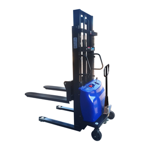 2T 3.5M Hoàn Chỉnh Điện Đứng Loại Pallet Stacker Xe Tải Với Có Thể Điều Chỉnh Nâng Dforks Đi Bộ Điện Xe Nâng Hàng - Product Image 6