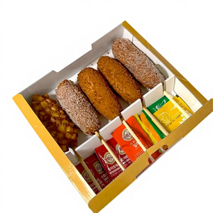 Custom Design Logo Koreaanse Corn Dog <span class=keywords><strong>Box</strong></span> Single <span class=keywords><strong>2</strong></span> <span class=keywords><strong>3</strong></span> 4 5 Stuks Corndog Verpakking Hotdog To Go <span class=keywords><strong>Box</strong></span> - Product Image 2
