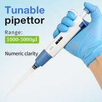 1000-5000UL Pipette sérologique Pasteur électronique numérique Pipettes de transfert automatique Prix Pipettes pour laboratoire