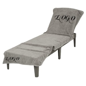 Toalla personalizada para silla <span class=keywords><strong>de</strong></span> piscina L, toalla para silla <span class=keywords><strong>de</strong></span> <span class=keywords><strong>playa</strong></span> <span class=keywords><strong>de</strong></span> salón <span class=keywords><strong>de</strong></span> algodón 100% con almohada inflable y bolsillo - Product Image 2