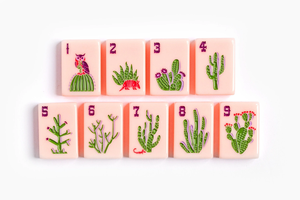 Ensemble de Mahjong Américain de Luxe Rose Poudré Thème Ranch, 160 Tuiles en Acrylique Pliable pour 4 Joueurs, Écologique et Résistant à l'Eau, pour <span class=keywords><strong>Poker</strong></span> et <span class=keywords><strong>Casino</strong></span> - Product Image 4