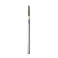 Fraise à ongles diamantée professionnelle à flamme sûre 2,1 mm Violet PRO Smart Grit pour le soin des cuticules et OEM en marque blanche