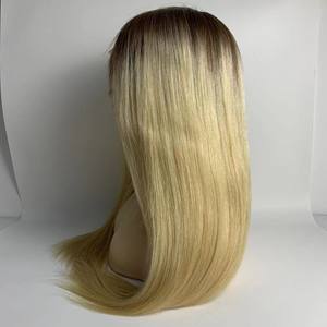 วิกผมซิลิโคนสำหรับผู้หญิงแก้<span class=keywords><strong>ผม</strong></span>ร่วงแบบเต็มวิก<span class=keywords><strong>ผม</strong></span>สีน้ำตาล<span class=keywords><strong>ราก</strong></span>สีบลอนด์วิกทางการแพทย์ - Product Image 3