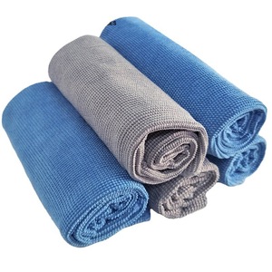 Serviette en microfibre pour lavage de voiture Friend, 40x40cm, 300GSM, bleu ciel, pour revêtement céramique, cirage et polissage - Product Image 4