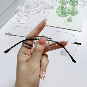 Lunettes Rectangle Rétro Vintage en Métal pour Homme et Femme, <span class=keywords><strong>Correction</strong></span> <span class=keywords><strong>Optique</strong></span> de la Myopie, Blocage de Lumière Bleue, Unisexe - Product Image 6