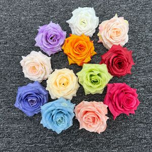 Têtes de roses artificielles LANJO 10 cm, vente en gros, arrangements floraux, décorations de gâteaux, décorations de mariage, décorations de voiture, artisanat DIY - Product Image 6