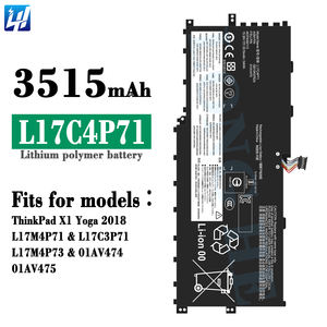 แบตเตอรี่แล็ปท็อปคุณภาพดีที่สุด L17C4P71 L17M4P71 L17M4P73 สำหรับ ThinkPad X1 Yoga 2018 Gen 3 รุ่นที่ 3 01AV474 01AV475 SB10K97624 - Product Image 3