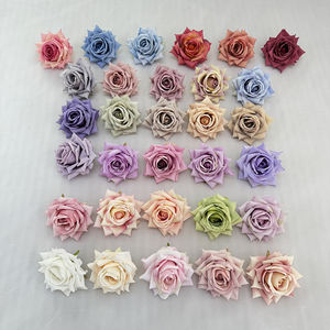 批发真丝人造玫瑰花头用于婚礼圣诞毕业或农历新年装饰品 - Product Image 6