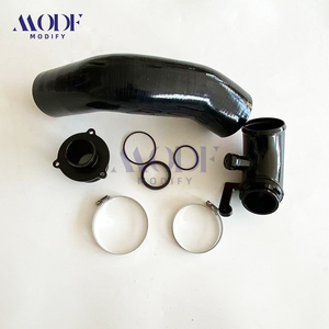 Kit de suppression du silencieux avec tuyau coudé d'admission <span class=keywords><strong>turbo</strong></span> et tuyau d'admission en silicone pour VW <span class=keywords><strong>Golf</strong></span> MK7 GTI R Audi S3 A3 TT EA888 Gen3 2015+ - Product Image 4
