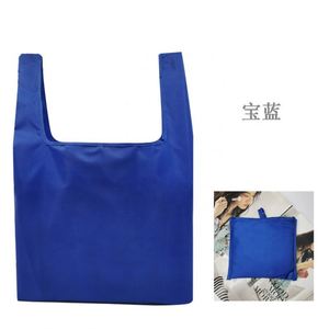 Sac de courses réutilisable, durable, écologique, personnalisé, imprimé, solide, pliable, en polyester recyclé - Product Image 3