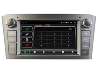 Autoradio portable Carplay Android Auto OBD2 DSP GPS avec aide au recul, amplificateur RGB, audio haute résolution pour Avensis 2009-2015