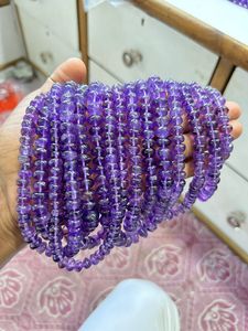 Cuentas de piedra con forma Baati de amatista natural de la mejor calidad disponibles a precios de mayorista para venta de exportación - Product Image 2