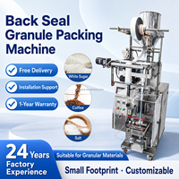 Machine d'emballage automatique DEEPCK pour petits granulés, machine d'emballage de sacs à scellage arrière avec mesure volumétrique par godet