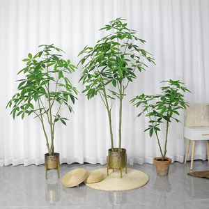 Venta caliente Planta artificial dinero árbol Zamioculcas zamiifolia Pachira <span class=keywords><strong>aquatica</strong></span> para decoración interior al aire libre - Product Image 6