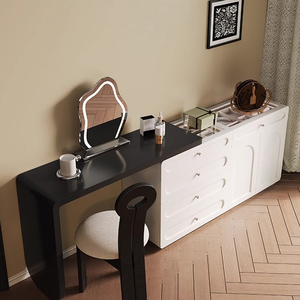 Nhà Máy Bán buôn sang trọng dresser Set mới nhất bằng gỗ bàn trang điểm thiết kế với gương cho phòng ngủ - Product Image 3