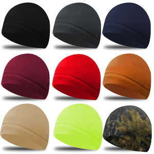 Chapeau chaud en polaire, couleur unie, respirant, casquette de sport d'extérieur, protection contre le froid pour adultes, hiver - Product Image 3
