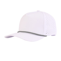 Nueva Gorra de Béisbol Deportiva de 5 Paneles, Impermeable, de Poliéster, con Parche de PVC Personalizado y Logotipo, Gorras con Cuerda