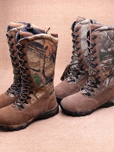 Bottes de randonnée imperméables pour la montagne et la moto, bottes de chasse de <span class=keywords><strong>style</strong></span> <span class=keywords><strong>militaire</strong></span> à tige haute, bottes en daim pour hommes absorbant les chocs - Product Image 6