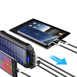 Banco de Energía de Nuevo Estilo de 20000 mAh, Paneles Solares Inalámbricos, Banco de Energía para <span class=keywords><strong>Emergencias</strong></span> al Aire Libre, Impermeable - Product Image 5