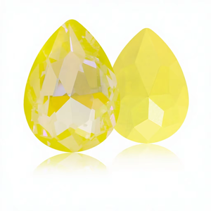 Cristales de Estrás en Forma de Gota de Agua Fluorescentes Color Moca Selina, Piedras de Cristal para Manualidades, Bolsos de Noche, Decoración de Uñas - Product Image 6