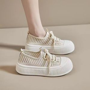 Zapatillas Deportivas Casuales Blancas de Mujer, Estilo Coreano, Tendencia Verano 2026, Modelo 1970, Populares en Internet, con Cordones y Suela Plana - Product Image 3