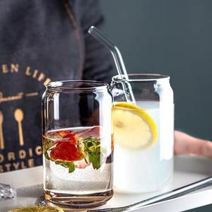 Gobelet à boire en plastique de 16 oz en forme de canette, incassable, design de canette de bière, écologique, pour fête, smoothie, boba tea, cocktail, café, glace pilée - Product Image 2