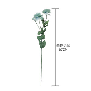 ดอกลิเซียนธัสประดิษฐ์ CallaFloral 4 หัว สีชมพู ฟ้า แชมเปญ ม่วง สำหรับตกแต่งบ้าน งานแต่งงาน - Product Image 4