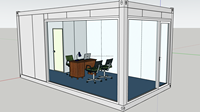Vente d'usine de maisons conteneur de luxe Diverses maisons préfabriquées Fenêtre en aluminium Maison en acier pliante de 3 chambres à coucher