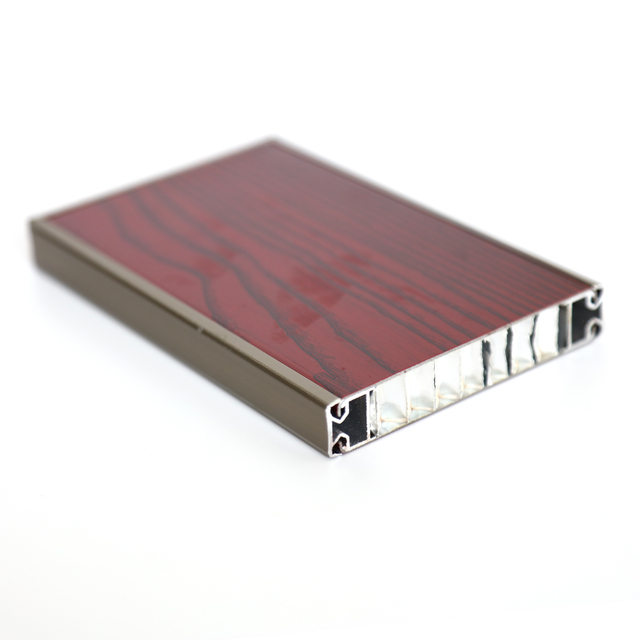 PVC Wood Grain Honeycomb Aluminum Panel Lightweight for Partition