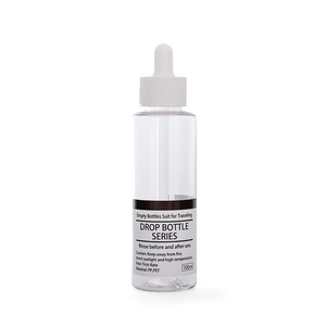 Botella Dispensadora de Cosméticos de Plástico PET Transparente de 15ml-100ml con Tapón de Rosca y Gotero para Suero para el Cuidado de la Piel, Mascarilla Facial, Champú y Loción - Product Image 5