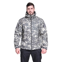 Vêtements tactiques Vêtements Usa Puffer Multicam Softshell Imperméable Noir Camouflage Polaire Hommes Extérieur Hiver Vestes Tactiques