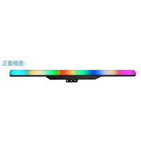 Tube lumineux à pixels 36 LED 12 segments 3-en-1 RGB, LED Cree 3535 3W DMX512, Maître-esclave, Auto-programmable, Prise en charge de la fonction RDM