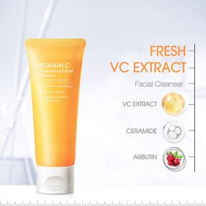 Nettoyant Visage Éclaircissant à la Vitamine C et Crème à l'Acide Hyaluronique Personnalisable avec Logo d'Usine pour Nettoyage en Profondeur et Contrôle du Sébum – Soin de la Peau - Product Image 2