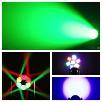 Projecteur LED Par Lotus Mini 7x40W Zoom Bee Eye RGBW DMX512 Certifié CE, Dimmable, pour Scène, Discothèque, DJ, Bar, Club, Fête, Effet Wash Beam