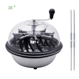 16" Bowl Grass <strong>Leaf</strong> <strong>Bud</strong> Hydroponic <strong>Trimmer</strong> <strong>Manual</strong> With Metal Blades Wet/dry Trimming Machine - Product Image 1
